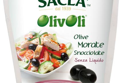 Saclà: pitted Morate Olives without preserving liquid