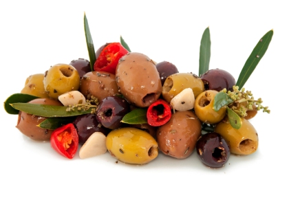 Olives: flavours and colours on the table
