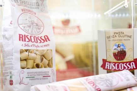 Riscossa Pasta Factory competes in the world for its space on the shelves
